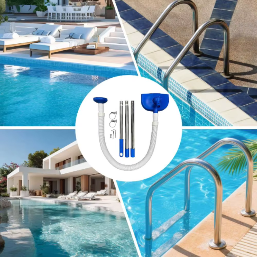 Aspirateur de piscine portatif à aspiration automatique pour piscine et patio