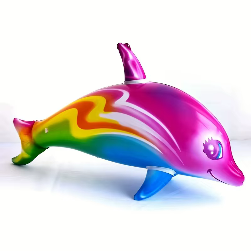 Dauphins gonflables colorés