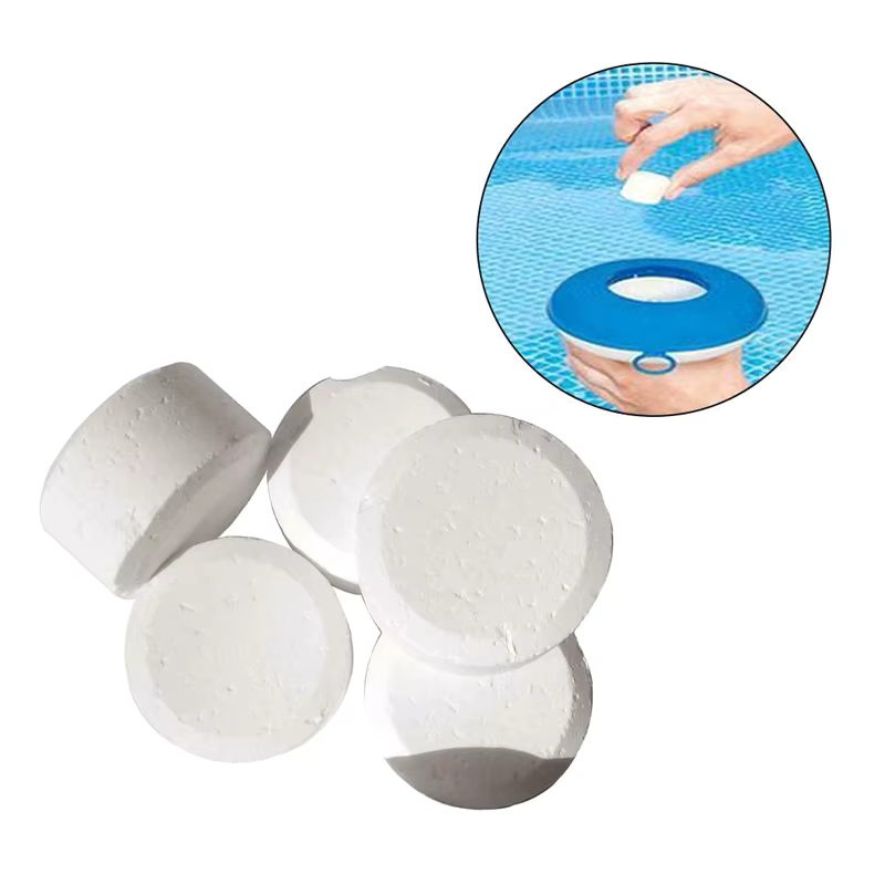 50 pièces comprimés de chlore désinfection instantanée multifonction pour piscine baignoire Spa