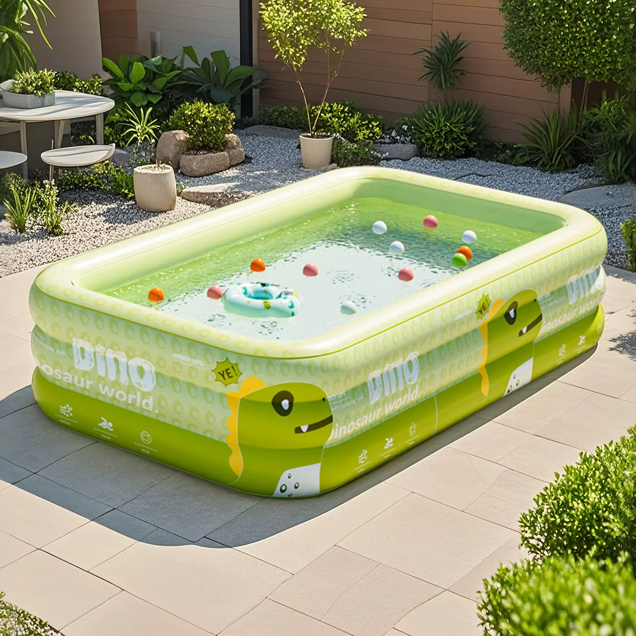 Grande piscine gonflable 1 pièce