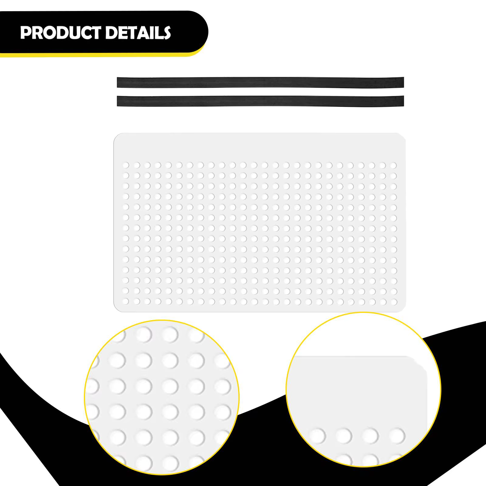 Couverture de filet de ramassage de feuilles pour piscine en PVC durable
