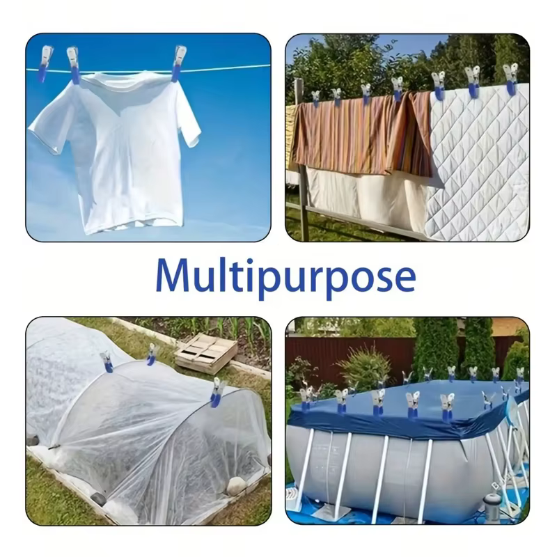 Clips de couverture de piscine durables en acier inoxydable