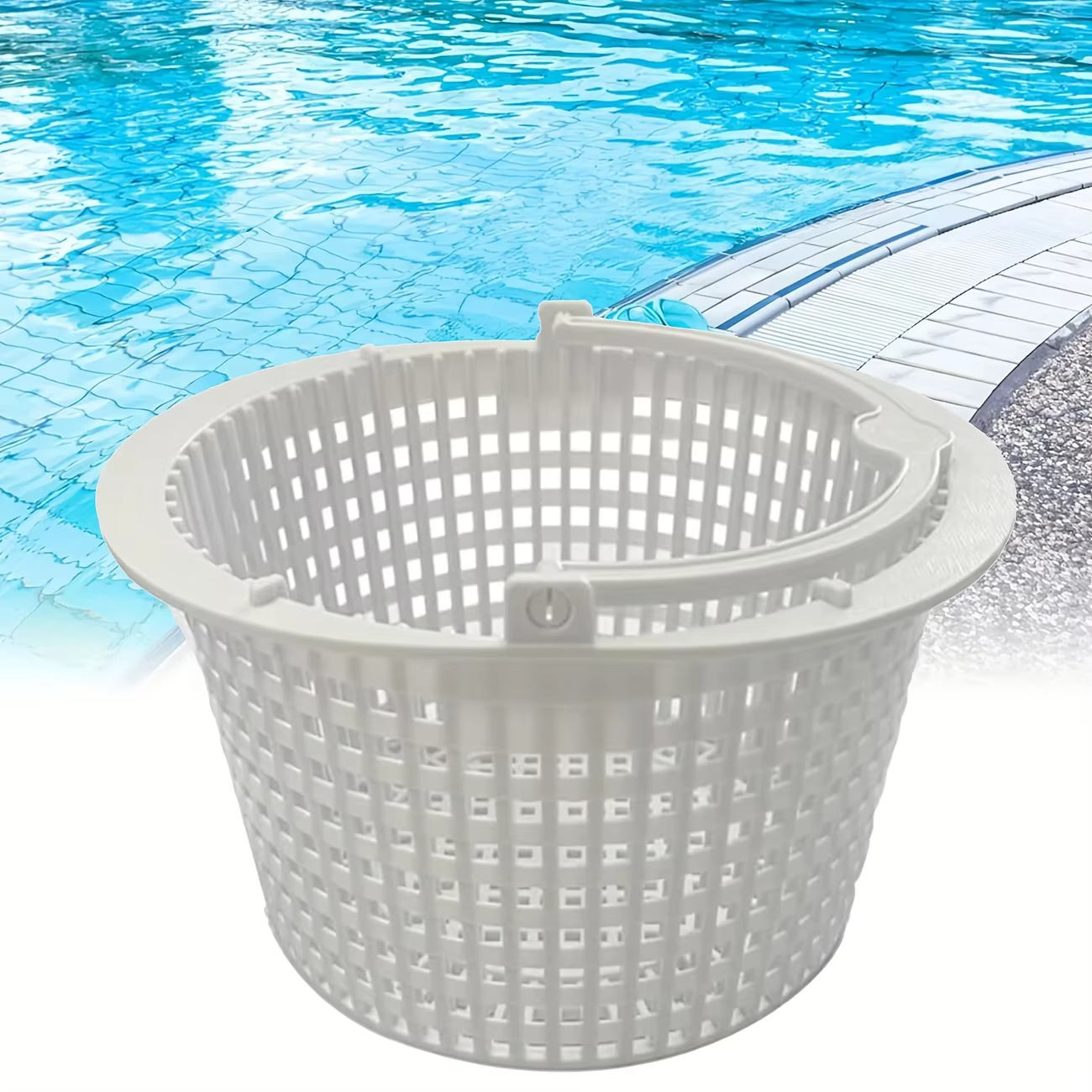 Panier de filtration de remplacement pour skimmer de piscine avec poignée