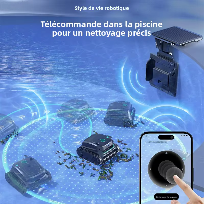 Robot nettoyeur de piscine sans fil WYBOT S2