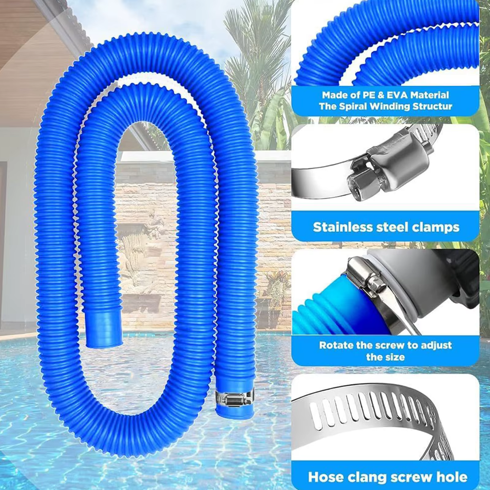 Tuyau de piscine de 32mm