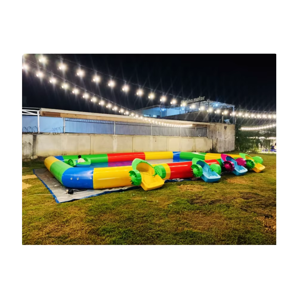 Piscine gonflable commerciale adulte de matériel de PVC