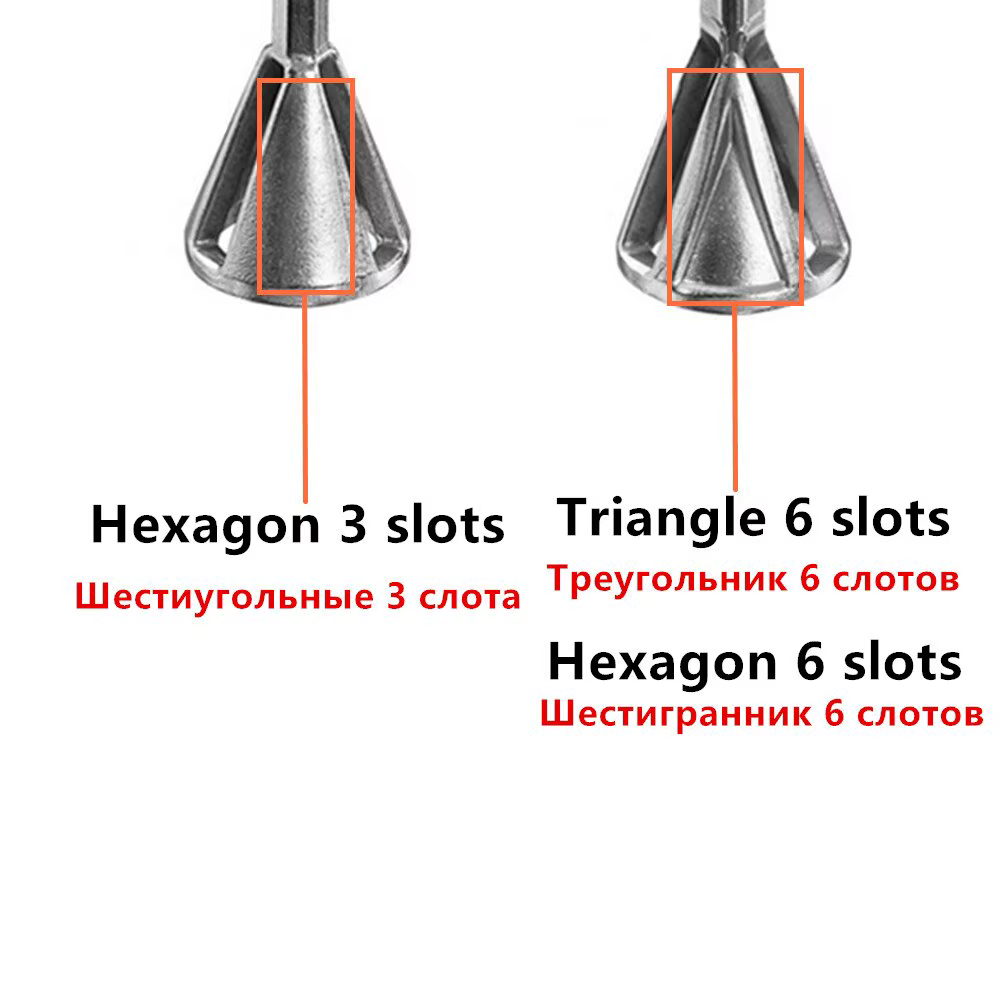 Outils d'ébavurage et de chanfreinage en acier à grande vitesse, propositions d'acier inoxydable, tiges triangulaires, bords filetés hexagonaux, perceuse électrique