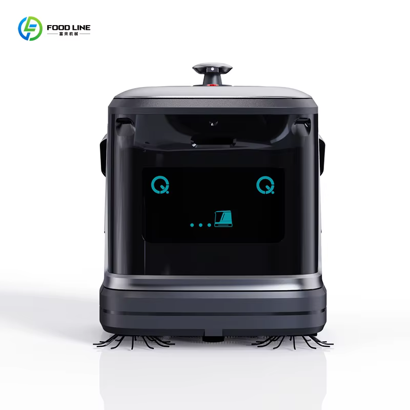 Robot laveur commercial avancé personnalisé, nettoyeur de sols autonome équipé d'une fonction de cartographie intelligente