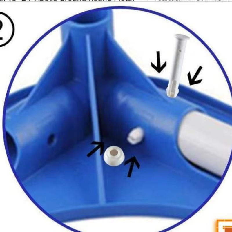 Broche de support de piscine gonflable de 5.5cm