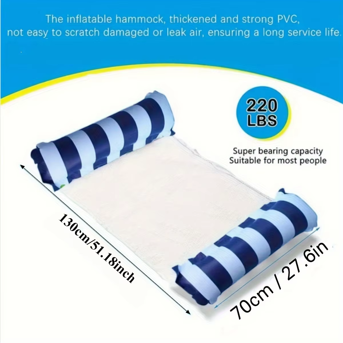 Hamac flottant multi-usage pour piscine