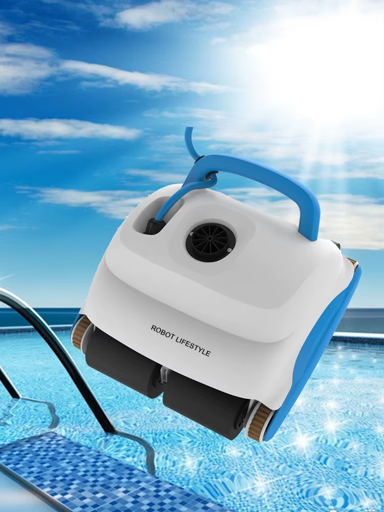 Aspirateur robot pour fond de piscine et mur de livres