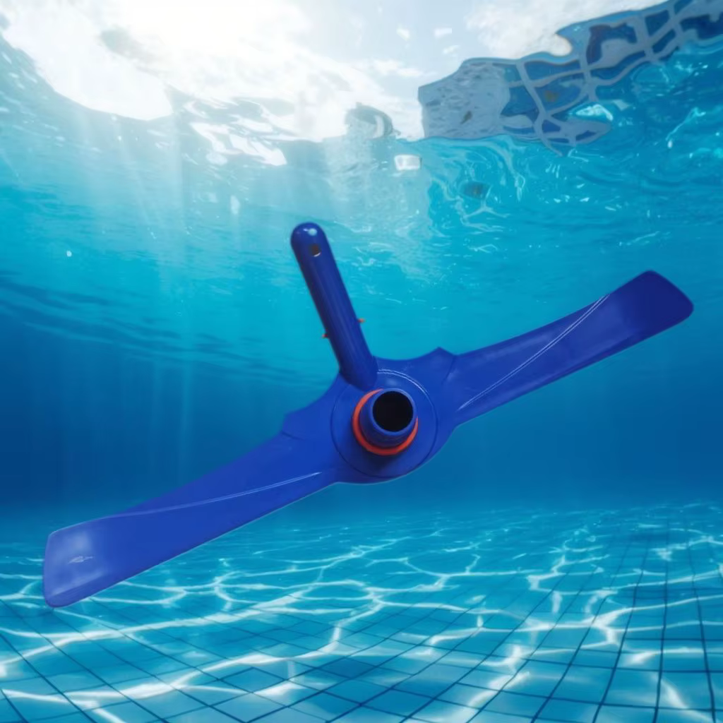 Tête d'aspirateur de piscine de 20 pouces avec adaptateur tourbillonnant : éradiquer la saleté