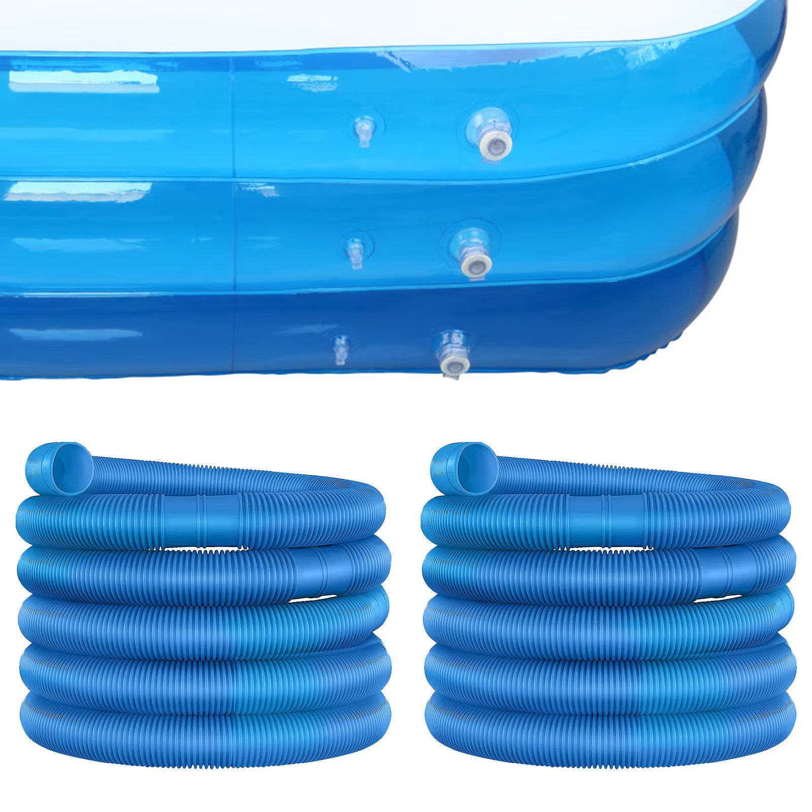 Tuyau flexible ondulé de remplacement pour piscine