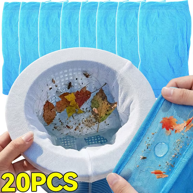 Sac filtrant réutilisable pour piscine