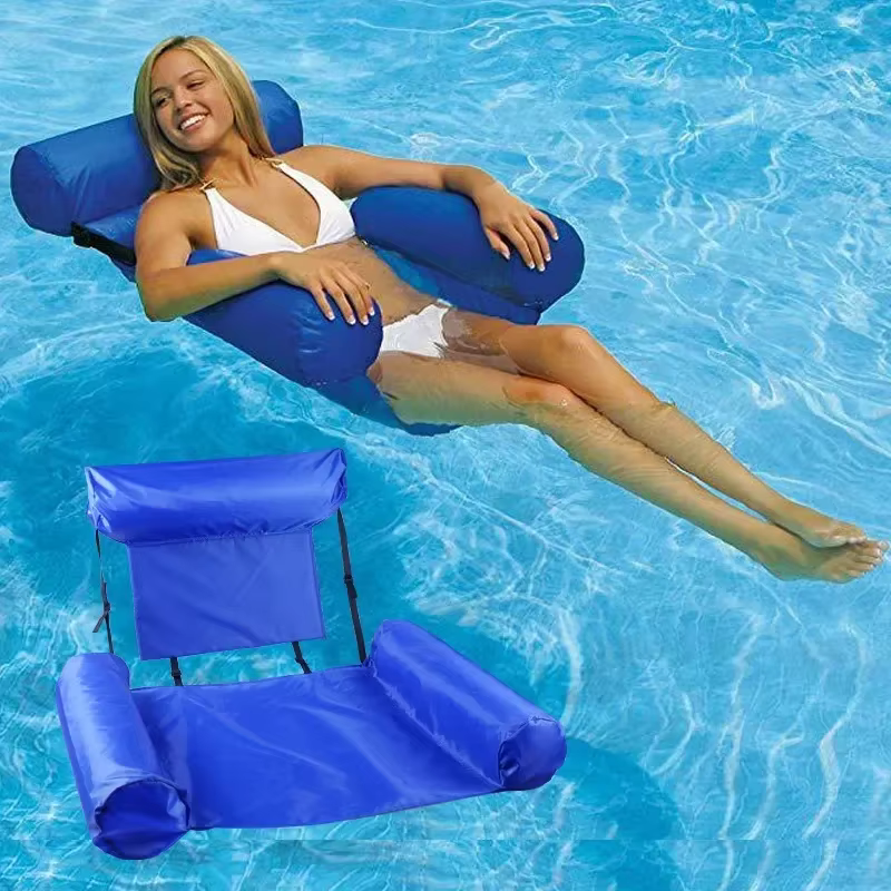 Chaise longue de piscine gonflable pour adultes