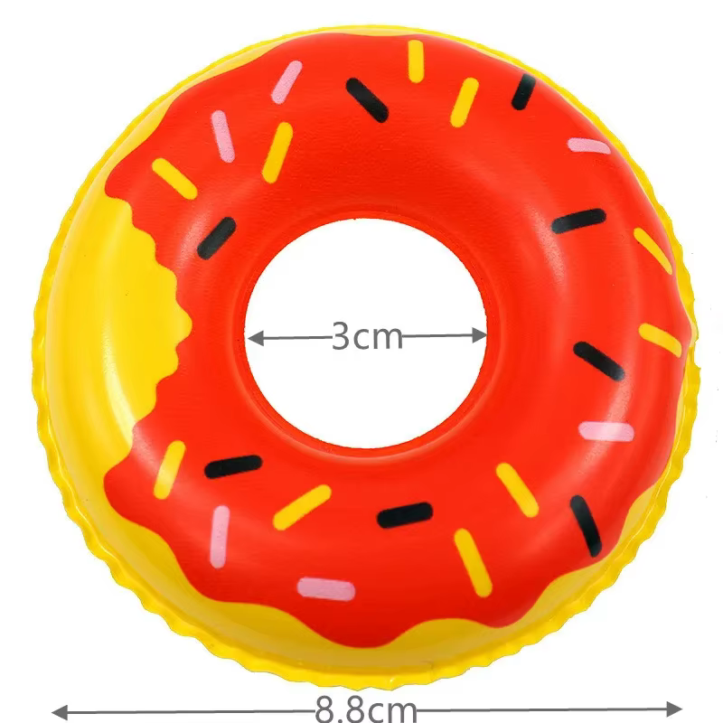 10 pièces Mini anneau de bain jouet piscine flotteur cercle