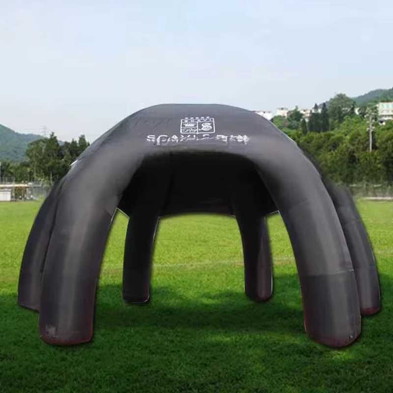 Tente araignée gonflable portable de 6 m, étanche, pour couverture de piscine