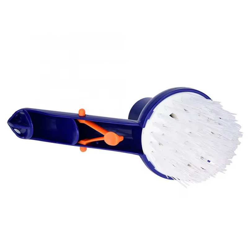 Brosse d'aspiration pour piscine avec poils en nylon pour le nettoyage des sols et des surfaces