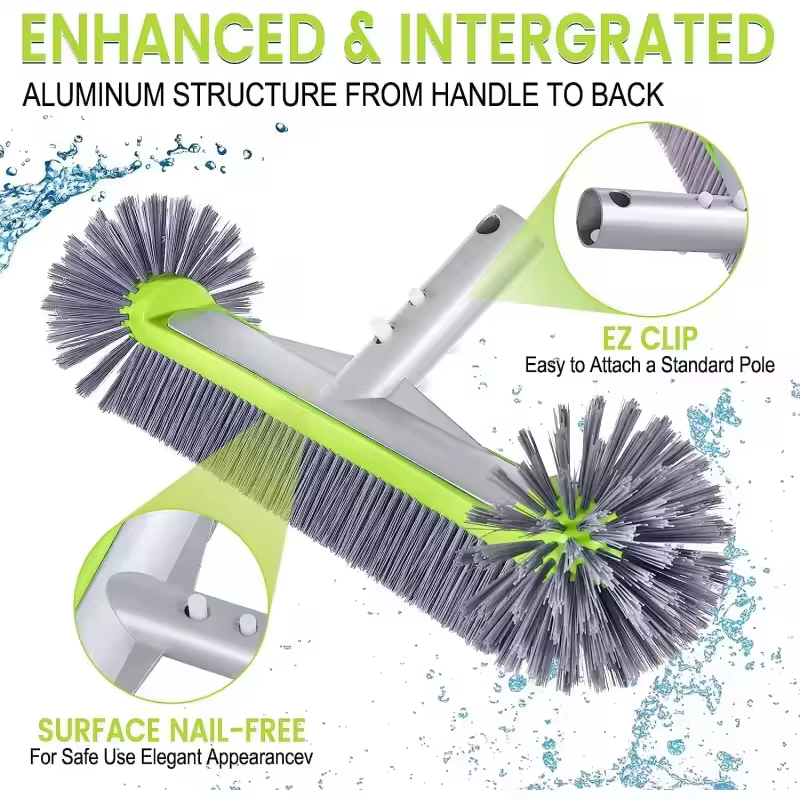Brosse de piscine ronde de 17