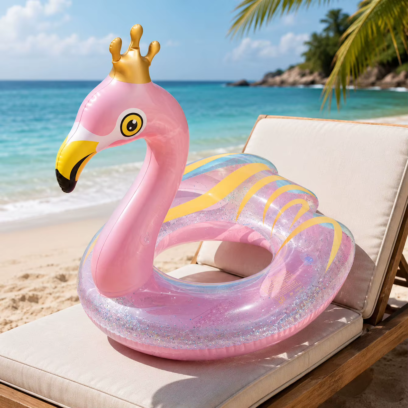 1PC Flotteur gonflable flamant rose pour piscine
