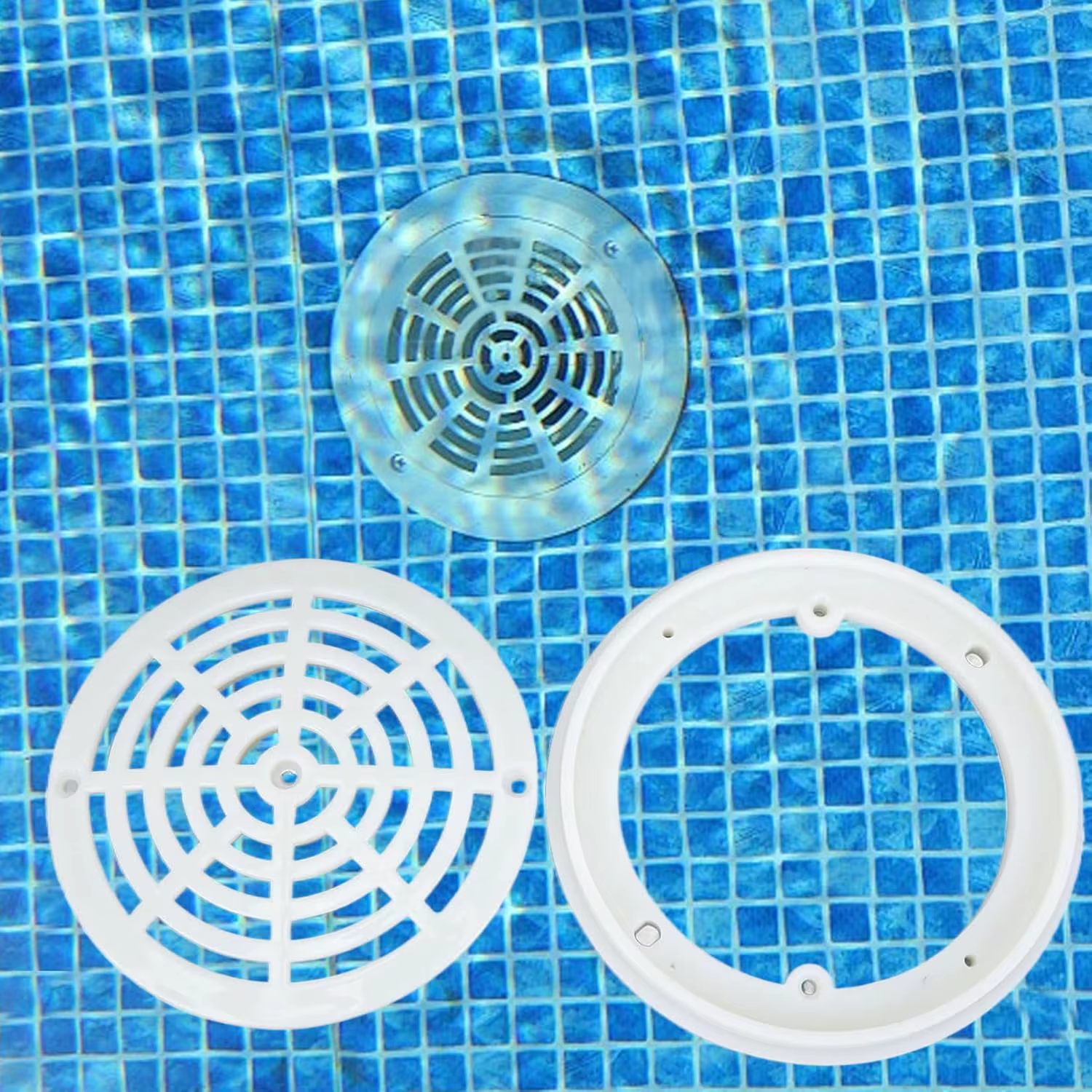 Drain principal de piscine de 8 pouces
