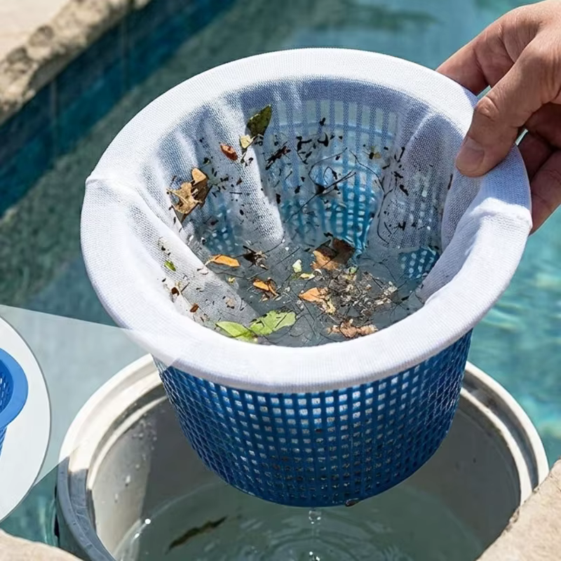 Sac filtrant élastique pour piscine