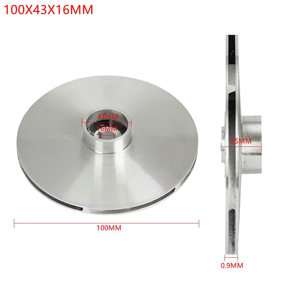 Turbine de pompe auto-amorçante en aluminium