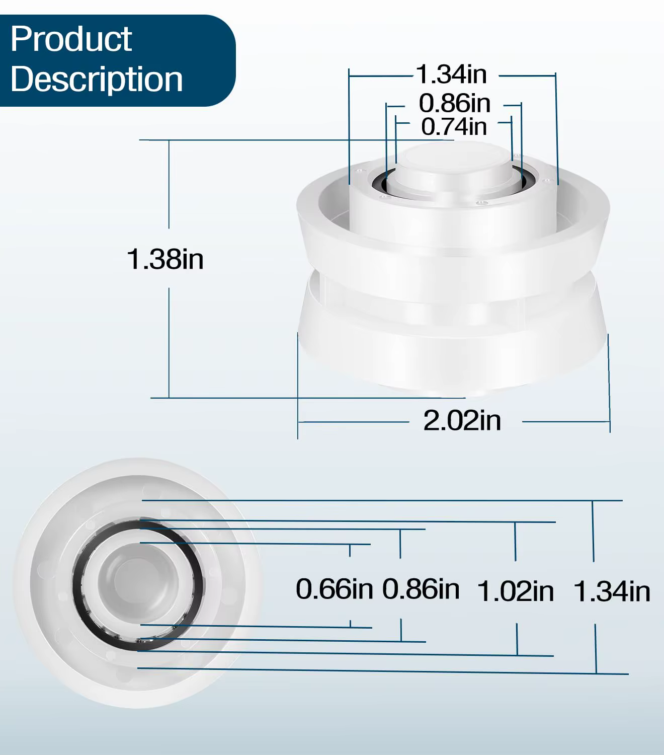 Rouleau de guidage de roulement RCX26001 pour nettoyeurs de piscine robotiques Hayward pour tous
