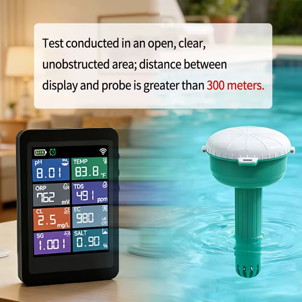 Testeur de qualité de l'eau de piscine flottant WiFi Tuya