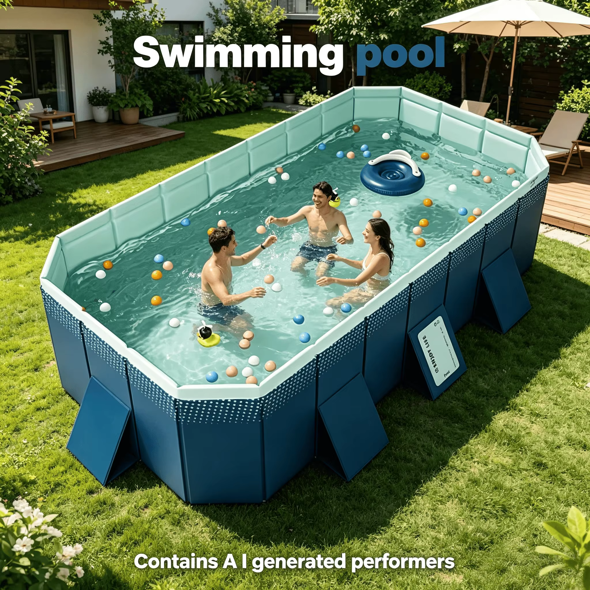 Piscine gonflable 1, 85/2