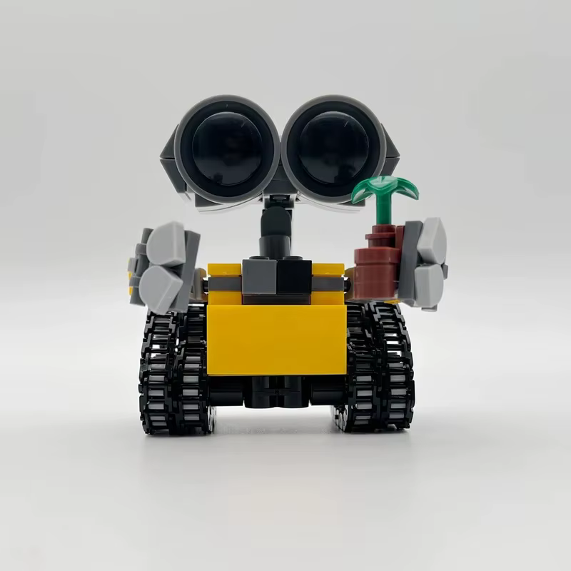 Film classique, plus de 200 pièces, mini robot Wall-e, blocs de construction MOC, modèle DIY, kits de briques, jouets créatifs pour enfants, cadeaux pour enfants et adultes