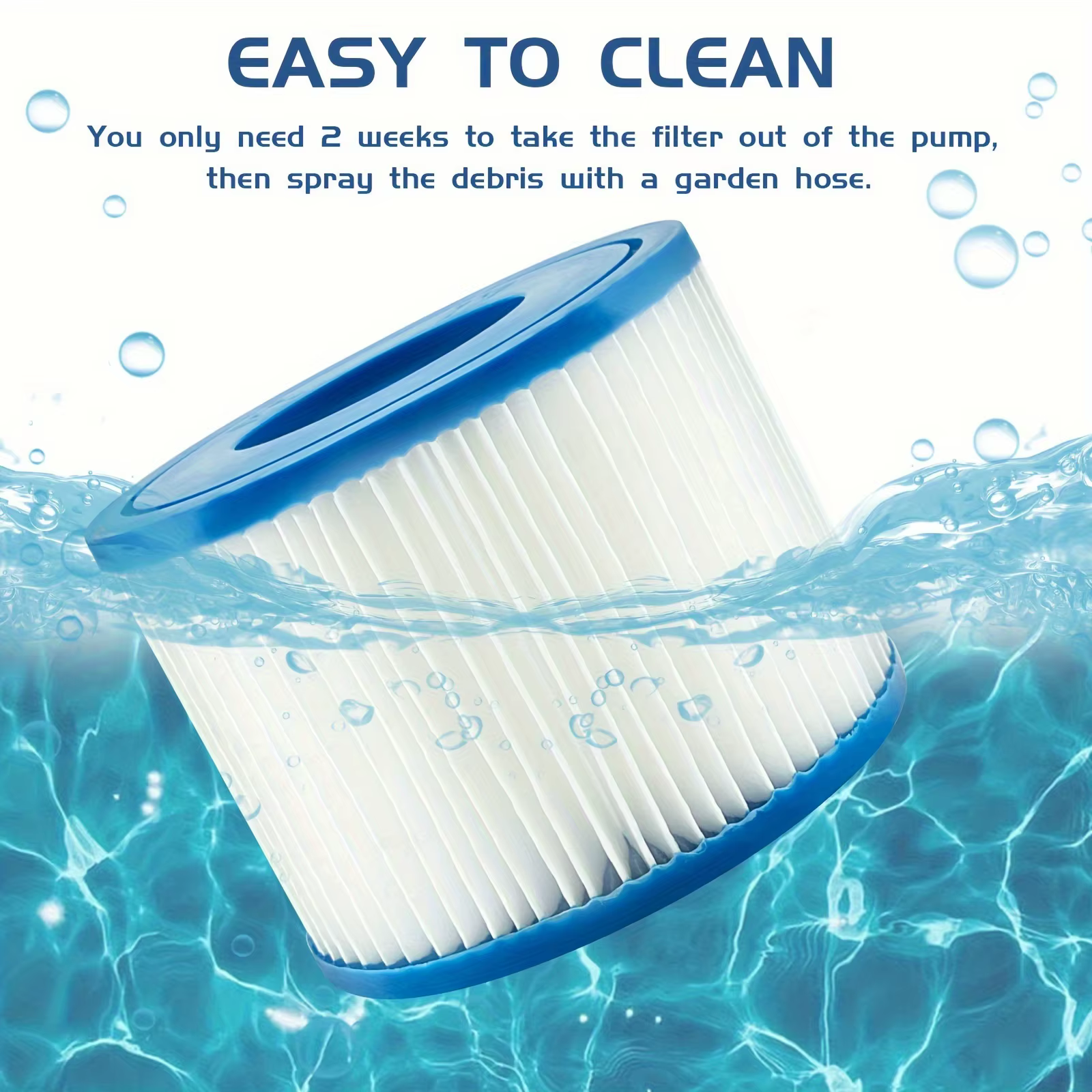 Cartouche filtrante de Type VI pour filtre de piscine de remplacement Bestway