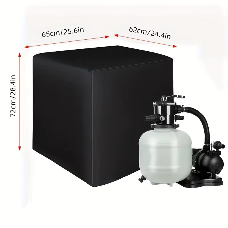 Housse de protection robuste et imperméable pour pompe de filtration de piscine hors sol Intertex