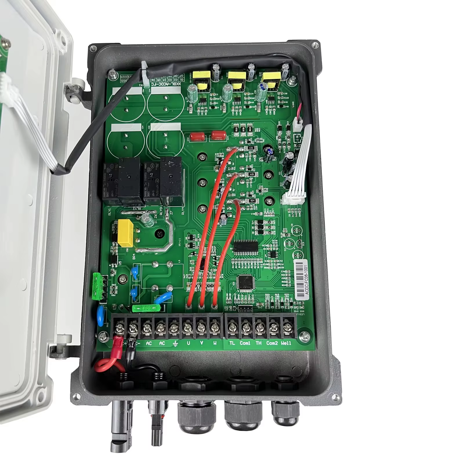 Pompe à eau solaire submersible hybride 3-en-1 pour puits profond avec contrôleur MPPT