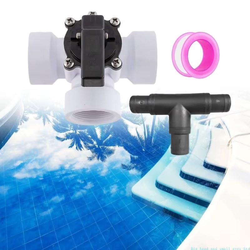581c 12 pièces Vannes dérivation piscine définies avec une connexion à 3 voies pour les systèmes filtre sable