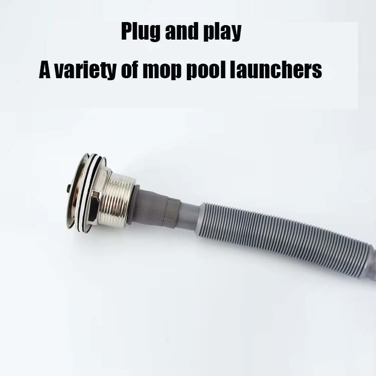 Vadrouille de piscine en acier inoxydable