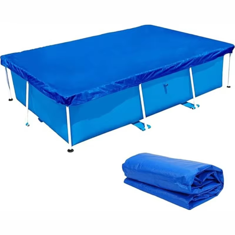 Couverture de piscine rectangulaire