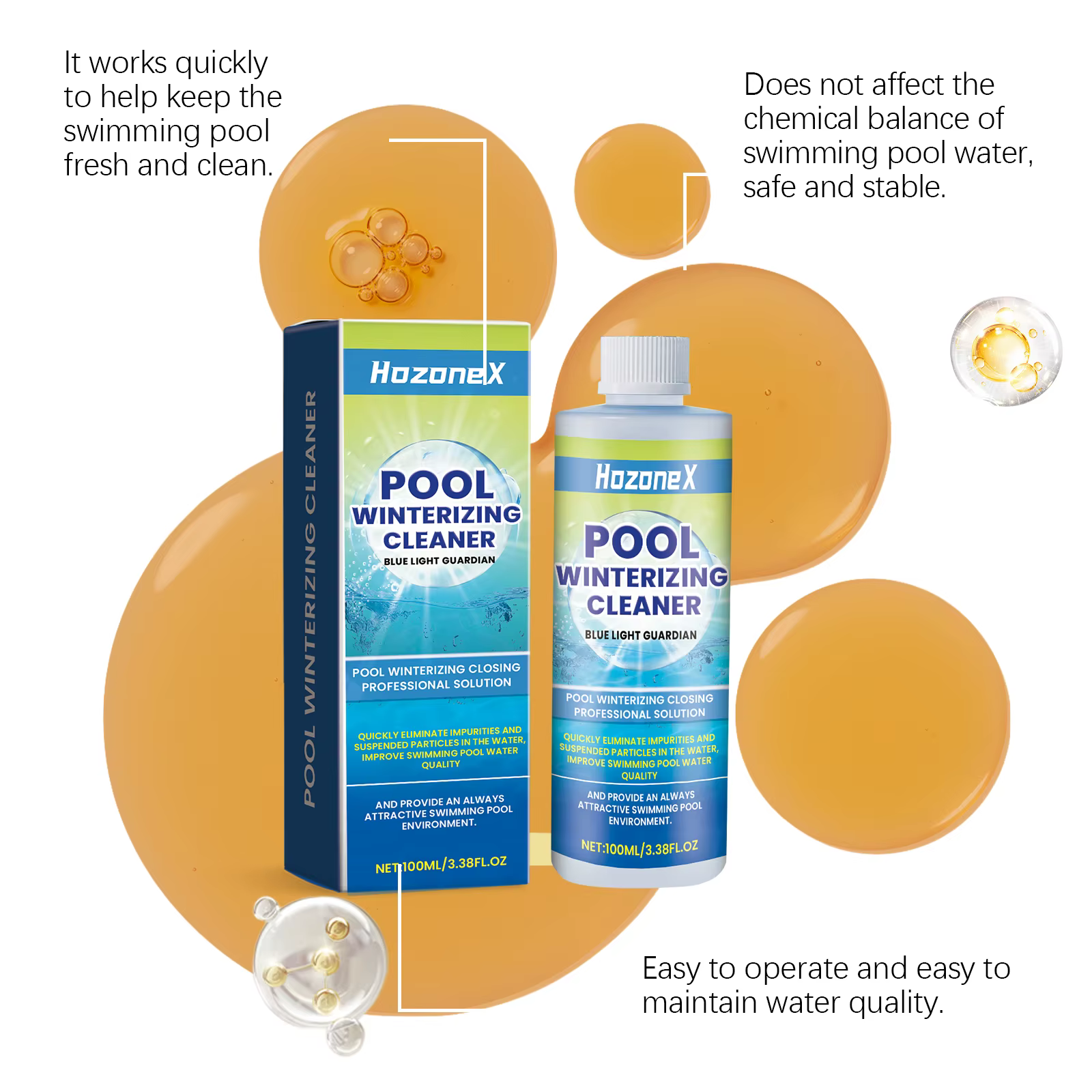 Clarificateur d'eau de piscine