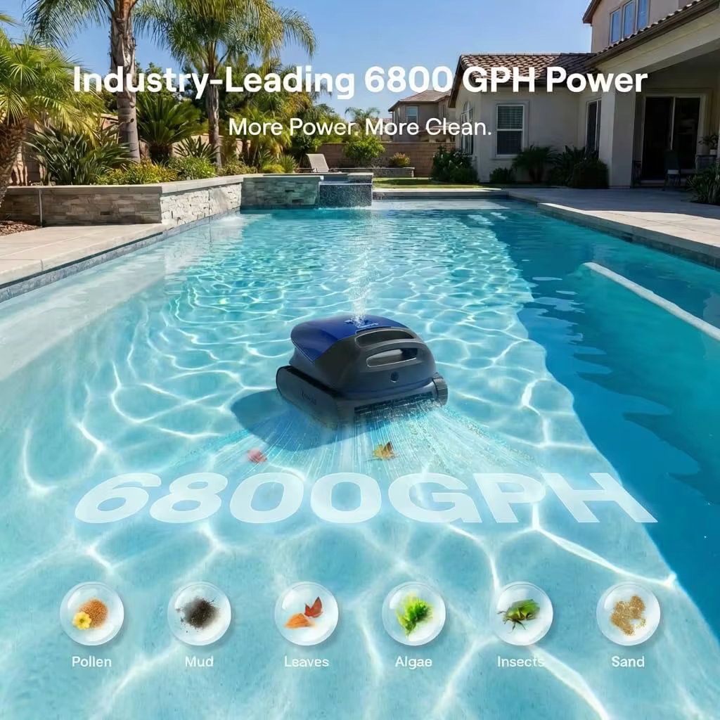 Robot aspirateur de piscine sans fil Beatbot Sora 10