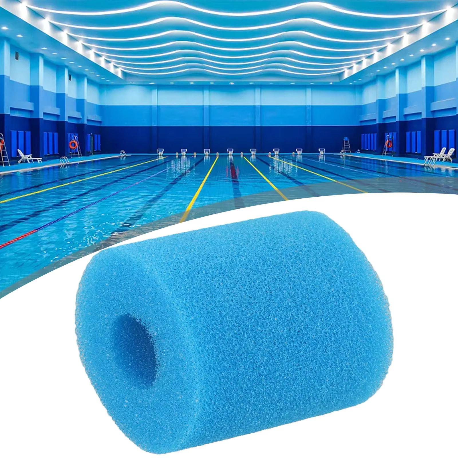 Cartouche d'éponge de filtre de piscine pour pompe