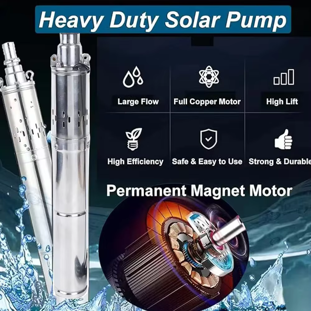 Pompe à eau solaire 150W 350W 750W
