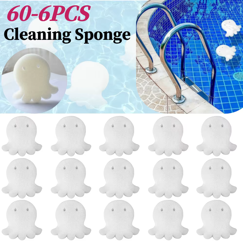 Éponge filtrante absorbant l'huile de poulpe pour piscine