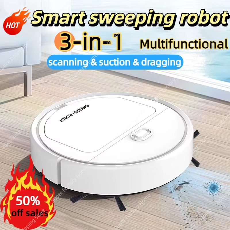 Robot entièrement automatique 3-en-1 : Nettoyage