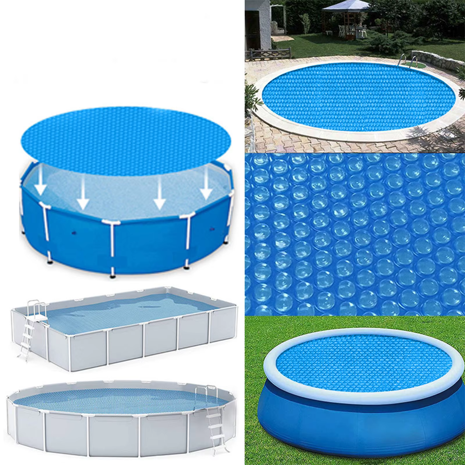 Couverture solaire pour piscine hors sol