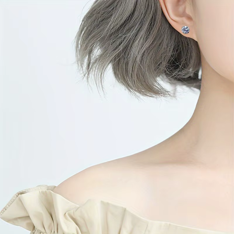 5 paires de ensembles de boucles d'oreilles pour femmes classiques et à la mode en acier inoxydable