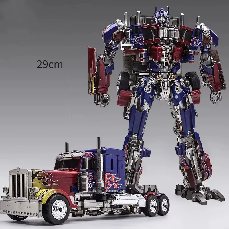 Transformation Robot film grande taille 30CM alliage Optimus Prime figurine Collection modèle jouets en boîte