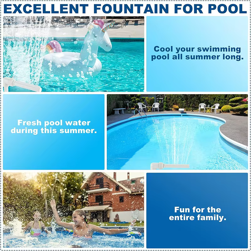 Kit de fontaine cascade pour piscine