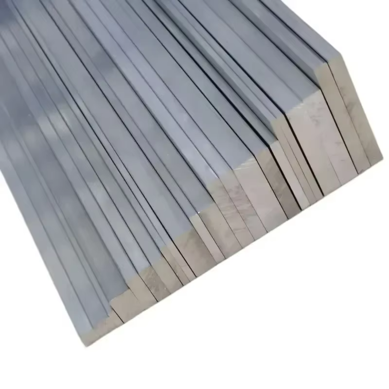 Tôle en alliage d'aluminium, plaque de barre plate, bandes nocturnes, moulin solide, stock CNC, 6061