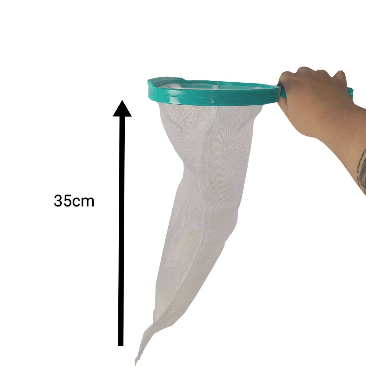 1 filet de nettoyage pour piscine, cadre en maille légère
