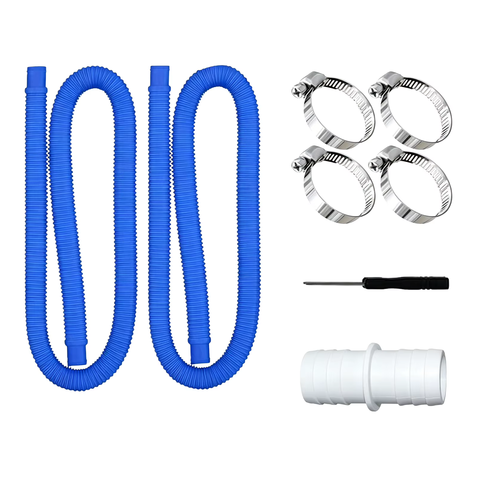 Tuyaux flexibles pour pompes filtrantes de 1,5 m, tuyaux de filtration pour piscines hors sol, tuyau de piscine en PE pour accessoires INTEX 300/330/530/1000
